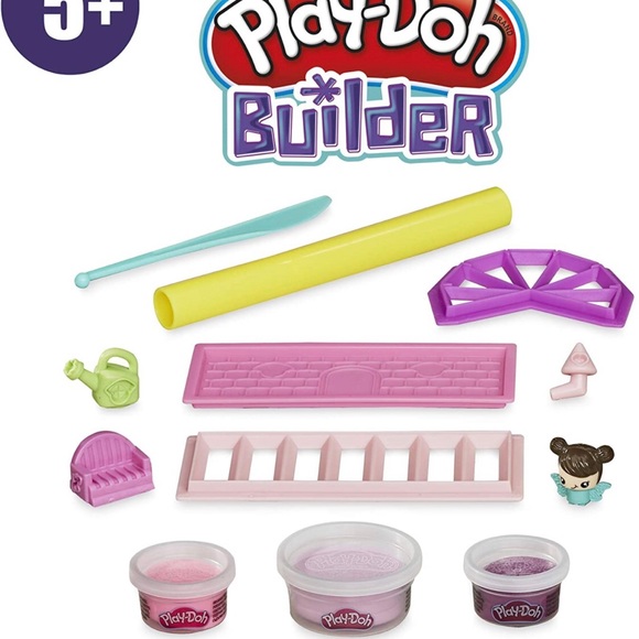 Play-Doh Builder Fairy House Toy Building Kit Kids 3 Non-Toxic Colors NEW in Box - Picture 3 of 8